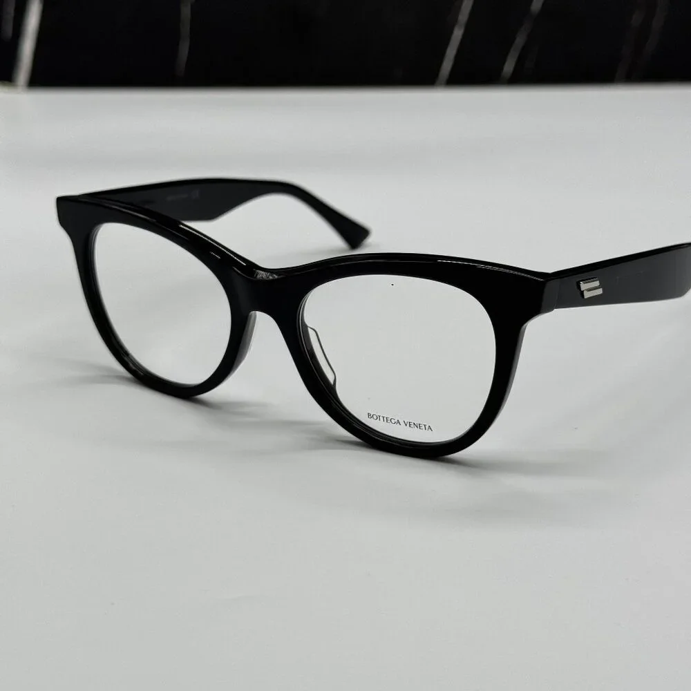 NEW BOTTEGA VENETA BV1064O 001 BLACK WOMEN EYEGLASSES